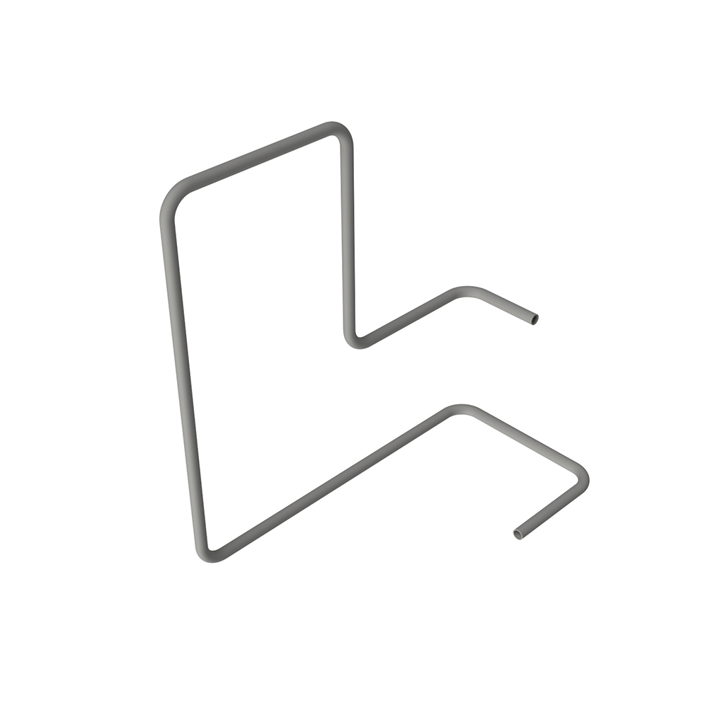 custom bent metal tube component